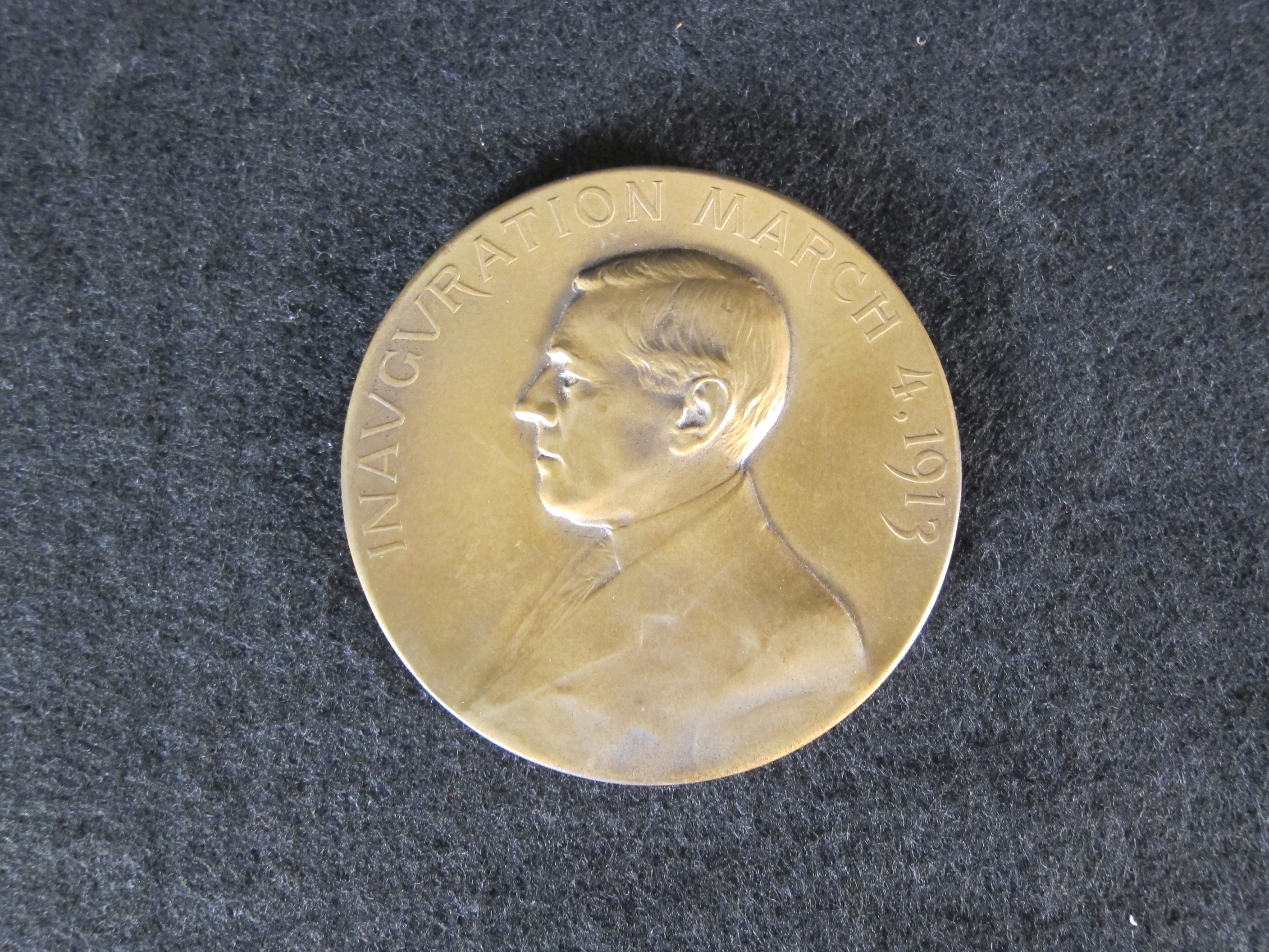 Woodrow Wilson Inauguration Medallion 1913 Dickinson College